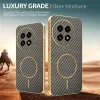 Phonesta Luxury Carbon Fiber Back Cover Hülle mit MagSafe für OnePlus 13 - Braun 4