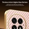 Phonesta Luxury Carbon Fiber Back Cover Hülle mit MagSafe für OnePlus 13 - Rosa 5
