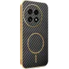 Phonesta Luxury Carbon Fiber Back Cover Hülle mit MagSafe für OnePlus 13 - Schwarz 0