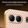 Phonesta Luxury Carbon Fiber Back Cover Hülle mit MagSafe für OnePlus Nord 4 - Rosa 5