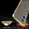 Phonesta Luxury Carbon Fiber Back Cover Hülle mit MagSafe für OnePlus Nord CE 4 Lite - Braun 7