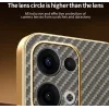 Phonesta Luxury Carbon Fiber Back Cover Hülle mit MagSafe für Oppo Reno13 - Braun 4