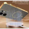 Phonesta Luxury Carbon Fiber Back Cover Hülle mit MagSafe für Oppo Reno13 F 4G/5G / Reno13 FS 5G - Braun 5