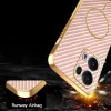 Phonesta Luxury Carbon Fiber Back Cover Hülle mit MagSafe für Oppo Reno13 Pro - Rosa 7