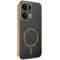Phonesta Luxury Carbon Fiber Back Cover Hülle mit MagSafe für Oppo Reno13 Pro - Schwarz