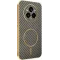 Phonesta Luxury Carbon Fiber Back Cover Hülle mit MagSafe für Realme 14 Pro Plus - Braun