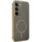 Phonesta Luxury Carbon Fiber Back Cover Hülle mit MagSafe für Realme 14x / C75 - Braun