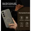 Phonesta Luxury Carbon Fiber Back Cover Hülle mit MagSafe für Realme 14x / C75 - Braun 2