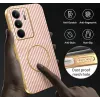 Phonesta Luxury Carbon Fiber Back Cover Hülle mit MagSafe für Realme 14x / C75 - Rosa 7