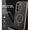 Phonesta Luxury Carbon Fiber Back Cover Hülle mit MagSafe für Realme 14x / C75 - Schwarz 1
