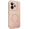 Phonesta Luxury Carbon Fiber Back Cover Hülle mit MagSafe für Realme GT 7 Pro - Rosa