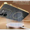 Phonesta Luxury Carbon Fiber Back Cover Hülle mit MagSafe für Realme GT 7 Pro - Schwarz 6