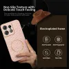 Phonesta Luxury Carbon Fiber Back Cover Hülle mit MagSafe für Motorola Edge 50 Pro - Rosa 3