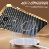 Phonesta Luxury Carbon Fiber Back Cover Hülle mit MagSafe für Motorola Edge 50 Ultra - Schwarz 1