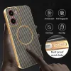 Phonesta Luxury Carbon Fiber Back Cover Hülle mit MagSafe für Motorola Moto G05 / Moto E15 - Braun 6