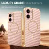 Phonesta Luxury Carbon Fiber Back Cover Hülle mit MagSafe für Motorola Moto G05 / Moto E15 - Rosa 4
