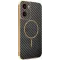 Phonesta Luxury Carbon Fiber Back Cover Hülle mit MagSafe für Motorola Moto G05 / Moto E15 - Schwarz