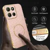 Phonesta Luxury Carbon Fiber Back Cover Hülle mit MagSafe für Motorola Moto G17/G17 Power/G15/G15 Power - Rosa 7