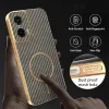 Phonesta Luxury Carbon Fiber Back Cover Hülle mit MagSafe für Motorola Moto G35 - Braun 6
