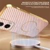 Phonesta Luxury Carbon Fiber Back Cover Hülle mit MagSafe für Motorola Moto G35 - Rosa 1