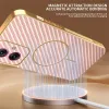 Phonesta Luxury Carbon Fiber Back Cover Hülle mit MagSafe für Motorola Moto G55 - Rosa 1