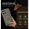 Phonesta Luxury Carbon Fiber Back Cover Hülle mit MagSafe für Motorola Moto G75 - Braun 2
