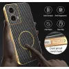 Phonesta Luxury Carbon Fiber Back Cover Hülle mit MagSafe für Motorola Moto G85 - Schwarz 7