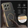 Phonesta Luxury Carbon Fiber Back Cover Hülle mit MagSafe für Xiaomi 14T - Schwarz 5