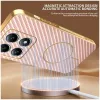 Phonesta Luxury Carbon Fiber Back Cover Hülle mit MagSafe für Xiaomi 14T Pro - Rosa 4