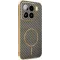 Phonesta Luxury Carbon Fiber Back Cover Hülle mit MagSafe für Xiaomi 15 - Braun