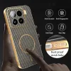 Phonesta Luxury Carbon Fiber Back Cover Hülle mit MagSafe für Xiaomi 15 - Braun 6