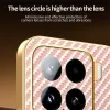 Phonesta Luxury Carbon Fiber Back Cover Hülle mit MagSafe für Xiaomi 15 - Rosa 5