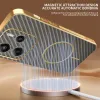Phonesta Luxury Carbon Fiber Back Cover Hülle mit MagSafe für Xiaomi Redmi Note 14 5G - Braun 1