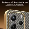 Phonesta Luxury Carbon Fiber Back Cover Hülle mit MagSafe für Xiaomi Redmi Note 14 5G - Braun 5