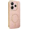 Phonesta Luxury Carbon Fiber Back Cover Hülle mit MagSafe für Xiaomi Redmi Note 14 5G - Rosa