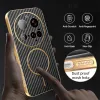 Phonesta Luxury Carbon Fiber Back Cover Hülle mit MagSafe für Xiaomi 15 Ultra - Schwarz 6