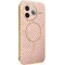 Phonesta Luxury Carbon Fiber Back Cover Hülle mit MagSafe für Xiaomi Poco F7 Pro - Rosa