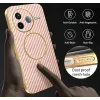 Phonesta Luxury Carbon Fiber Back Cover Hülle mit MagSafe für Xiaomi Poco F7 Pro - Rosa 7
