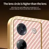 Phonesta Luxury Carbon Fiber Back Cover Hülle mit MagSafe für Xiaomi Poco M7 Pro - Rosa 5