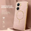 Phonesta Luxury Carbon Fiber Back Cover Hülle mit MagSafe für Xiaomi Poco X7 Pro - Rosa 2