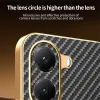 Phonesta Luxury Carbon Fiber Back Cover Hülle mit MagSafe für Xiaomi Poco X7 Pro - Schwarz 5