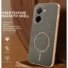 Phonesta Luxury Carbon Fiber Back Cover Hülle mit MagSafe für Xiaomi Redmi A5 171.7mm - Braun 1