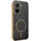 Phonesta Luxury Carbon Fiber Back Cover Hülle mit MagSafe für Xiaomi Redmi A5 171.7mm - Schwarz