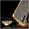 Phonesta Luxury Carbon Fiber Back Cover Hülle mit MagSafe für Samsung Galaxy A36 - Braun 6