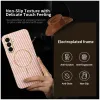 Phonesta Luxury Carbon Fiber Back Cover Hülle mit MagSafe für Samsung Galaxy A36 - Rosa 2