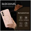 Phonesta Luxury Carbon Fiber Back Cover Hülle mit MagSafe für Samsung Galaxy A56 - Rosa 2