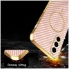 Phonesta Luxury Carbon Fiber Back Cover Hülle mit MagSafe für Samsung Galaxy A56 - Rosa 6