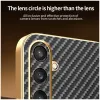 Phonesta Luxury Carbon Fiber Back Cover Hülle mit MagSafe für Samsung Galaxy S25/S24 - Schwarz 7