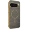 Phonesta Luxury Carbon Fiber Back Cover Hülle mit MagSafe für Google Pixel 9 Pro - Braun