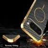 Phonesta Luxury Carbon Fiber Back Cover Hülle mit MagSafe für Google Pixel 9 Pro - Schwarz 8